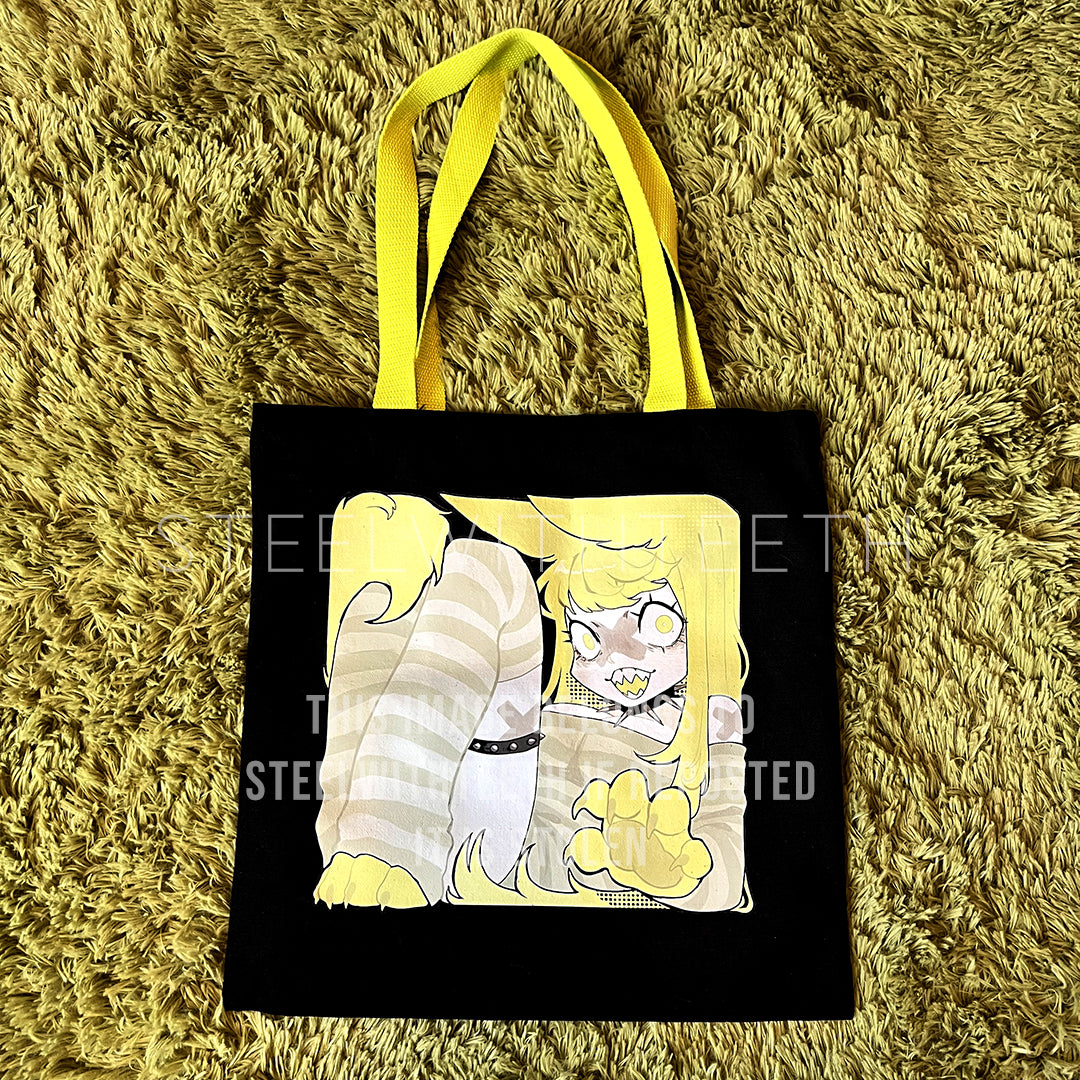 XO WOLF GIRL Tote Bag – STEELWITHTEETH