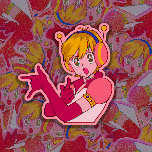 Princess Heart Starry Holo Sticker